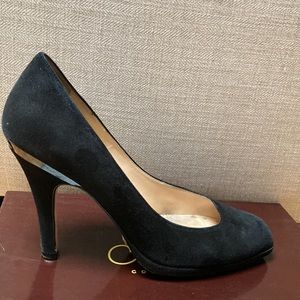 Cole Haan Black Suede Carma Air Pump